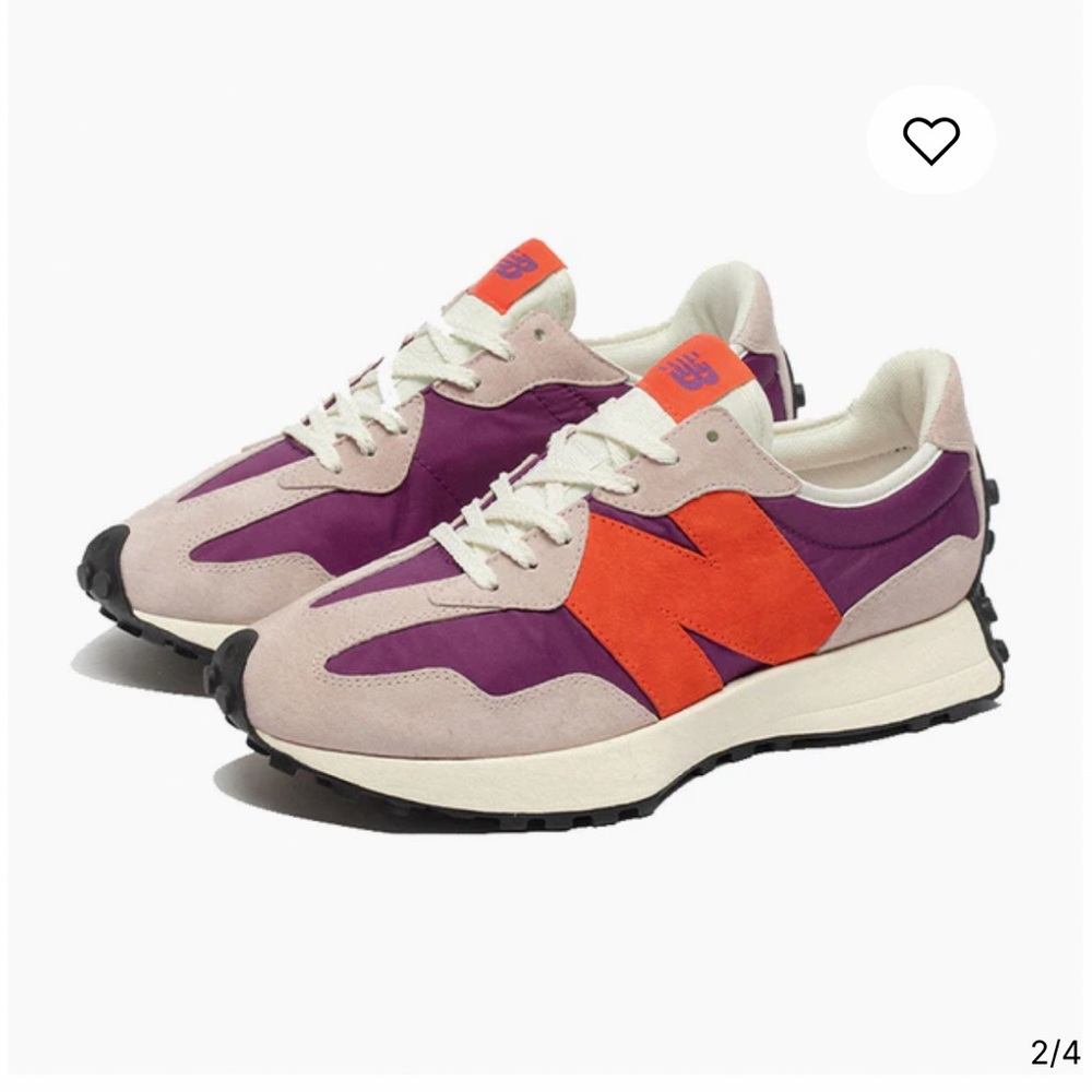 New Balance Vibrant Purple and Orange Shoes